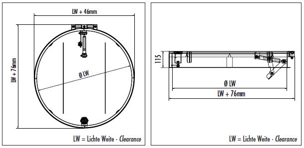 Schachtabdeckung H12-R Detail
