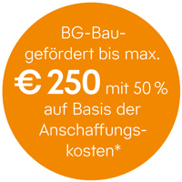 BG Bau Förderung bis 250€