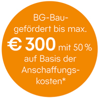 BG Bau Förderung bis max. 300€