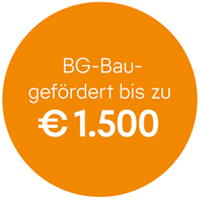 BG-Bau Förderung bis 1500€
