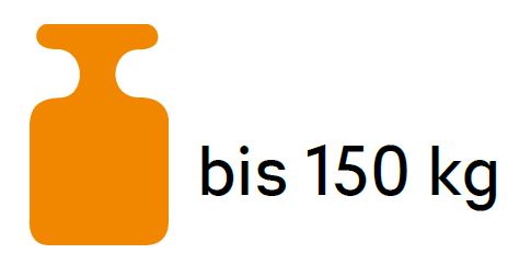Tragkraft bis 150kg
